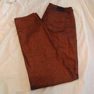 CALVIN KLEIN COPPER Colored Jean Leggings as 14